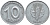 ГДР 10 ПФЕННИГОВ 1949 А KM 3 алюминий 26-312