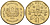 Сингапур 1 доллар 1990 барвинок KM 54b алюминиевая бронза 4556-1225