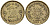 Марокко 10 франков 1952 АН1371, Мухаммед V (1346-1381) (1927-1962), французский протекторат KM 49 алюминиевая бронза 4511-846