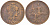 ФРАНЦИЯ 5 САНТИМОВ 1901 ТИП ДАНИЭЛЬ ДЮПЮИ KM 842, LE FRANC 119.11 бронза 108-833