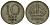 Дания 10 эре 1950 N;S, Фредерик IX (1947 - 1972) KM 841 медно-никель 4577-1145