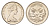 Австралия 5 центов 1980 KM 64 медно-никель UNC 4674-822