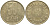 Румыния 50 бани 2005 KM 192 латунь 4383-312