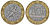 Франция 10 франков 1989 тип гений Бастилии KM 964.1, Le Franc 375.3 биметалл 45-543
