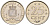 Нидерландские Антилы 25 центов 1985 Беатрикс (1980-2013) KM 11 никель UNC 3853-124