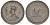 Стрейтс-Сетлментс 10 центов 1918 Георг V (1910-1936) KM 29a серебро 4564-459
