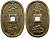 Япония 100 мон 1835-1870 маленькое отверстие (smaller hole) KM 7.2 медь 413-1635