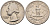 США 25 центов (квотер) 1965 Вашингтон KM 164a медь плакированная медно-никелем 4584-947