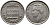 Монако 100 франков 1956 Ренье III (1949-2005) KM 134 медно-никель 4364-1555