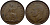 Великобритания 1 пенни 1938 Георг VI (1936-1952) KM 845, Spink 4114 бронза 540-446