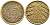 ГЕРМАНИЯ 10 РЕНТЕНПФЕННИГОВ 1924 J KM 33, J. 309 алюминиевая бронза 4401-356