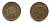 Великобритания 1 пенни 2004 Елизавета II (1952-2022) KM 986, Spink 4710 (B5) сталь плакированная медью 540-231