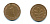 ФРГ 1 ПФЕННИГ 1984 F KM 105, J.380 сталь плакированная медью 54-1158