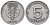 ГДР 5 пфеннигов 1949 A KM 2 алюмний 188-422