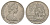 Новая Зеландия 50 центов 1967 Елизавета II (1952-2022), парусник Индевор KM 37.1 медно-никель 4653-1026