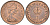 Великобритания 1/2 пенни 1971 Елизавета II (1952-2022) KM 914, Spink 4239 бронза 4585-1059