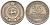 Цейлон 25 центов 1963 KM 131 медно-никель 4567-153