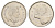 Канада 25 центов 2008 Leaf, Елизавета II (1952-2022), олень KM 2296 сталь плакированная никелем UNC 4631-725