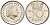 Нидерланды 10 центов 1979 Юлиана (1949-1980) КМ 182 никель 4567-558