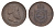 Бразилия 10 реалов (рейсов) 1869 Брюссель, Педро II (1831-1889) KM 473 бронза 1519-1412
