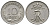 ДАНИЯ 10 ЭРЕ 1958 C; S, ФРЕДЕРИК IX (1947-1972) КМ 849.1 медно-никель 26-856