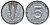 ГДР 5 ПФЕННИГОВ 1950 А алюминий 62-1134