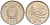 Мальта 2 цента 1998 оливковая ветвь KM 94 медно-никель 218-1219