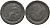 Великобритания 1 пенс 1797 Георг III (1760-1820) KM 618, Spink 3777 медь 91-332