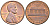 США 1 ЦЕНТ 1964 D, ЛИНКОЛЬН KM 201 медь цинк UNC 187-641