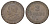 Папская область 2 сольдо 1867 R, Пий IX (1846-1878) KM 1373 медь 4652-724