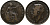 Великобритания 1 пенни 1916 Георг V (1910-1936) KM 810, Spink 4051 бронза 4680-922