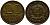ГДР 20 пфеннигов 1969 А, первый год KM 11 латунь UNC 4398-1141