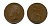 Великобритания 1 пенни 1921 Георг V (1910-1936) KM 810, Spink 4051 бронза 47-615