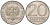 Польша 20 злотых 1986 MW Y 153.1 медно-никель 4616-1111