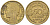 Франция 50 сантимов 1939 тип морлон KM 894.1, LE FRANC 192.15 алюминиевая бронза 187-848