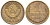 СССР 1 КОПЕЙКА 1982 Федорин 165, БЕЗ УСТУПА KM 126а латунь 3955-821