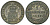 Бавария 1 крейцер 1867 Людвиг II (1864-1886) KM 873, AKS 183 серебро 54-827