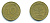ФРГ 10 ПФЕННИГОВ 1966 D KM 108, J.383 сталь плакированная латунью 89-1723