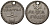Россия бородовой знак 1705 Петр I (1699-1725), Кадашевский монетный двор, вес 4,18 гр., новодел, 20 рублей по Петрову, 25 рублей по Трапезникову Биткин Ж3898 (R3) серебро 00-000-00