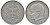 ФРГ 2 марки 1961 F, Макс Планк KM 116, J. 392 медно-никель плакированный никелем 4681-713