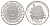 Сан-Марино 500 лир 1990 Чемпионат мира по футболу 1990 KM 246 серебро PROOF 1083-3-63