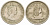 Британские Восточно-Карибские территории 10 центов 1955 Елизавета II (1952-2022), парусник KM 5 медно-никель 105-522