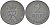 Дания 2 эре 1957 C; S, Фредерик IX (1947-1972) KM 840.2 цинк 67-251