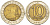 СССР 10 рублей 1991 ЛМД, ГКЧП KM 295, Федорин 15 биметалл 4551-941