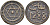 МАРОККО 4 ФАЛУСА 1871 AH1288, МОНДВОР FES, Sidi Mohammed IV (1859-1873) KM 166.1 бронза 4526-625