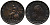 Великобритания 1 фартинг 1799 Георг III (1760-1820) KM 646, Spink 3779 медь 1518-721