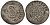 Рига 1 тернар 1627 Сигизмунд III (1587-1632), вес 0,38 гр. KM 12 серебро 1524-842
