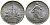 Франция 1 франк 1918 сеятель KM 844.1, Le Franc 217.24 серебро UNC 259-725