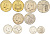 Самоа лот из 5 монет 1996-2005 (5, 10, 20, 50 сене, 1 тала) UNC N2-42
