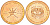 Оман 10 байз 1995 50 лет ФАО KM 94 сталь плакированная бронзой UNC 4122-237